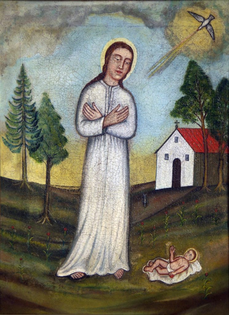 Matka Boża Krasnobrodzka, płótno, olej, XVIII w.